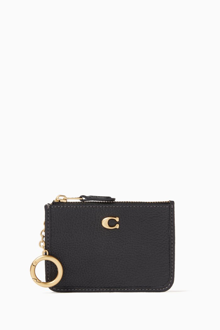 

Mini ID Case in Leather, Black