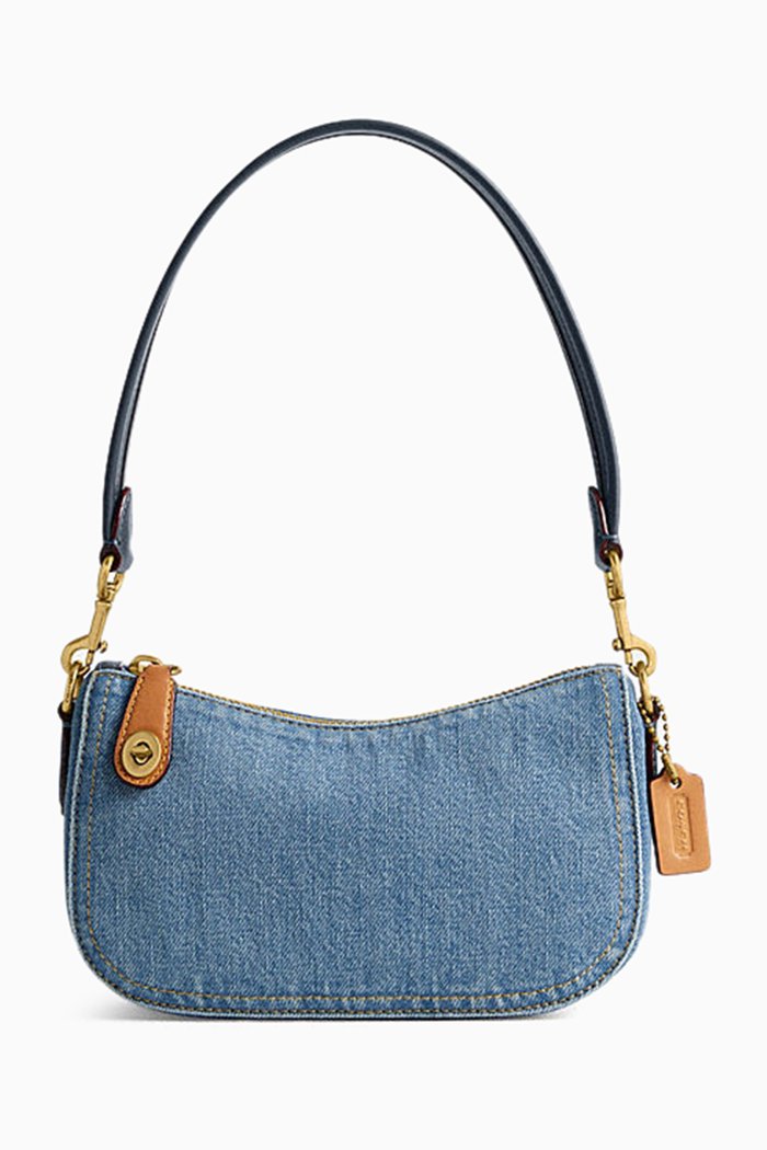 

Swinger 20 Shoulder Bag in Denim, Blue