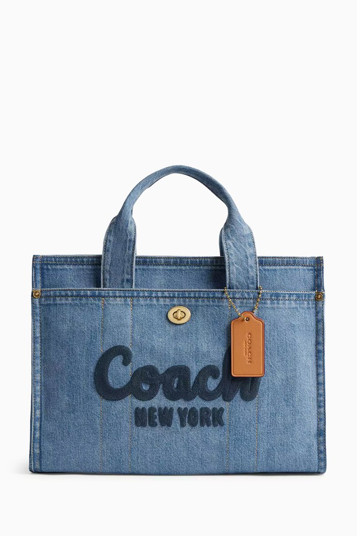 

Cargo Tote Bag in denim, Blue