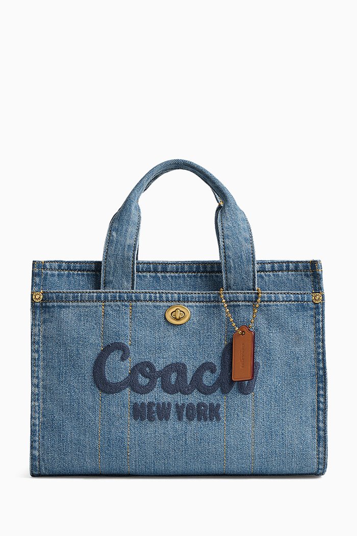 

Cargo Tote Bag in Denim, Blue