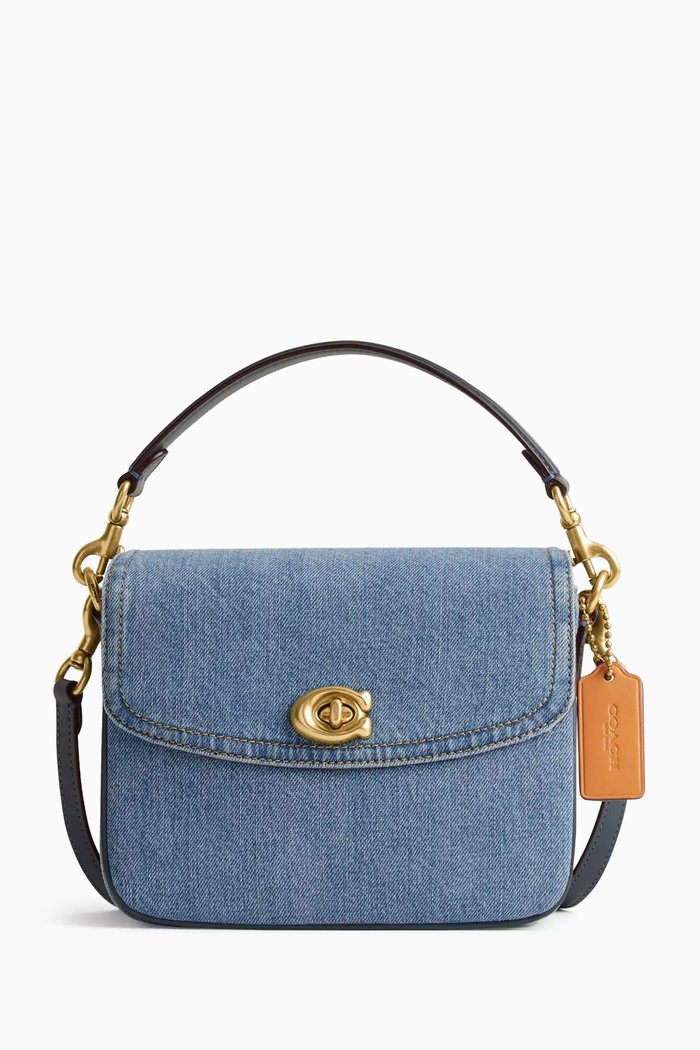 

Cassie 19 Crossbody Bag in Denim, Blue