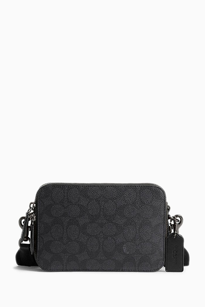 

Charter Crossbody 19 Bag in Signature Coated Canvas, Black