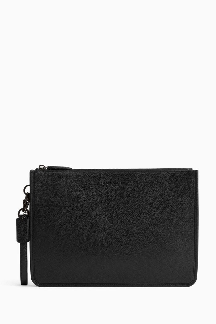 

Charter Pouch in Leather, Black