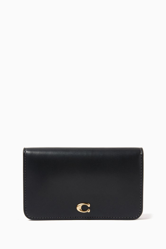 

Essential Card Case in Leather, Black