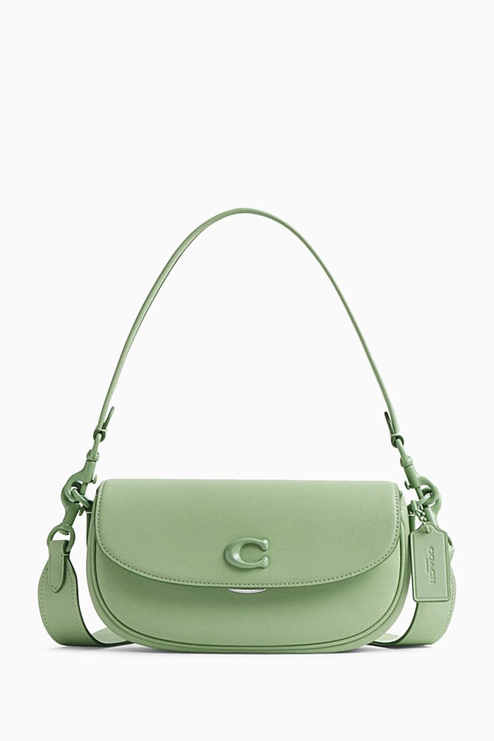 

Emmy 23 Saddle Bag in in Glovetanned Leather, Green