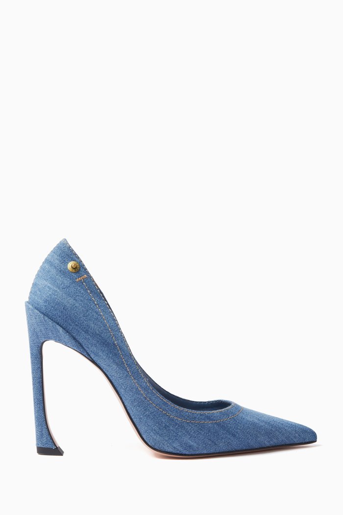 

Avangarda 100 Pumps in Denim, Blue