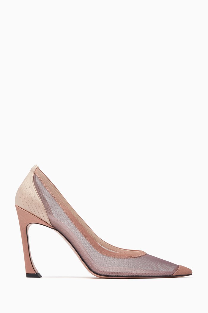 

Avangarda 85 Pumps in Leather, Neutral