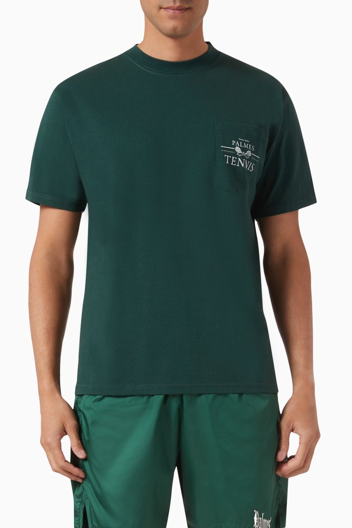 

Vichi Logo T-shirt in Cotton, Green