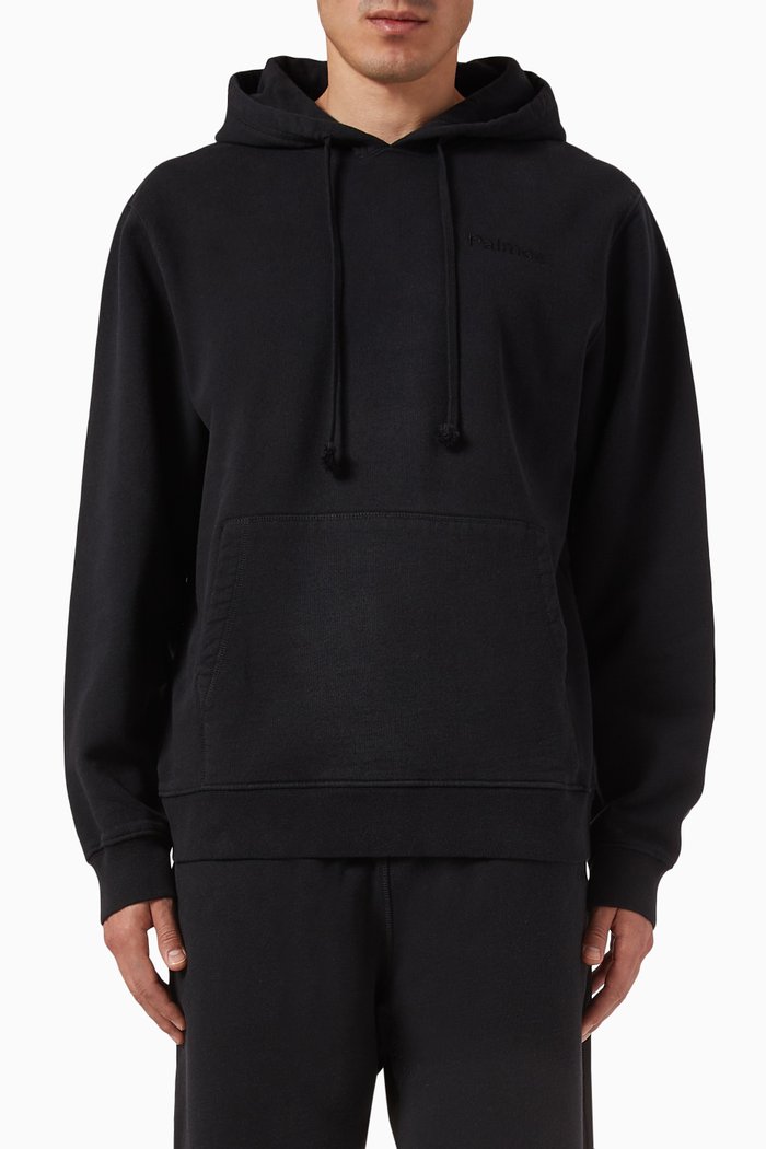 

Ben Hooded Sweatshirt in Cotton Jersey, Black