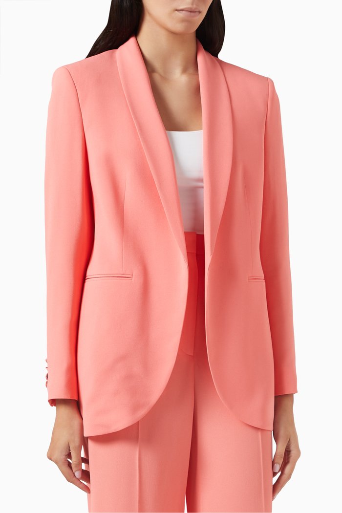 

Jirea Open-front Jacket, Purple