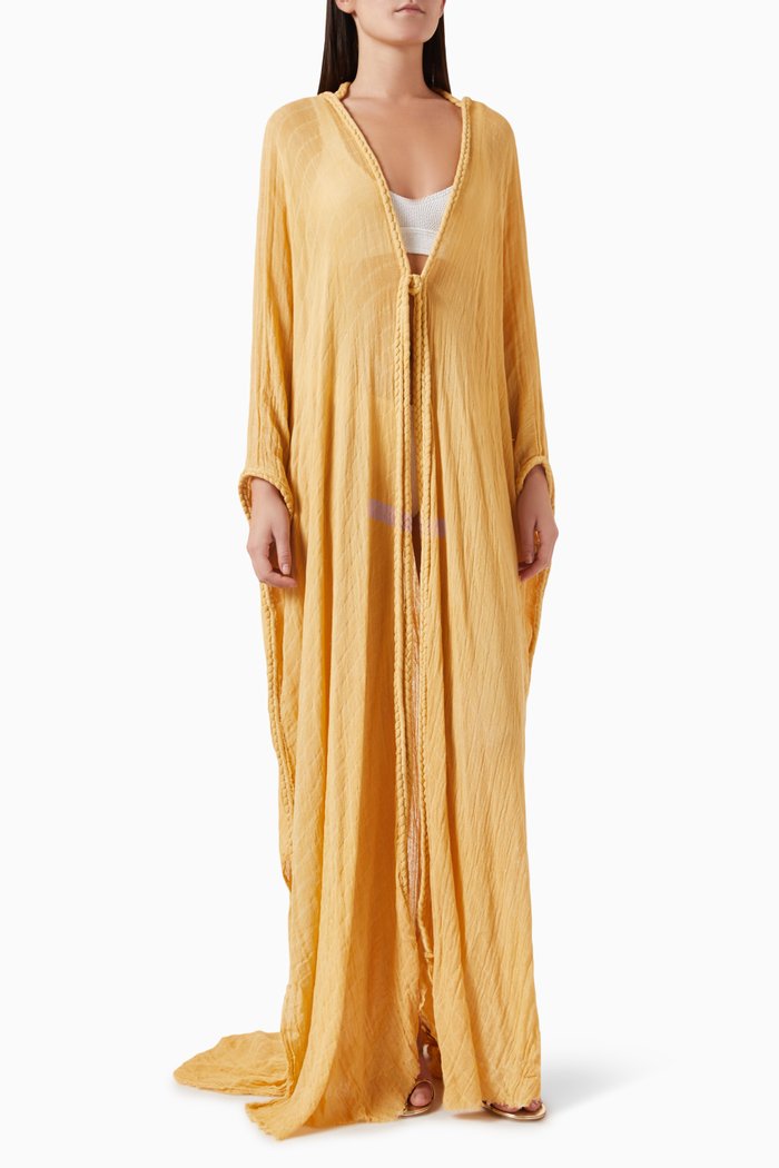 

Gaya Kaftan in Cotton, Neutral