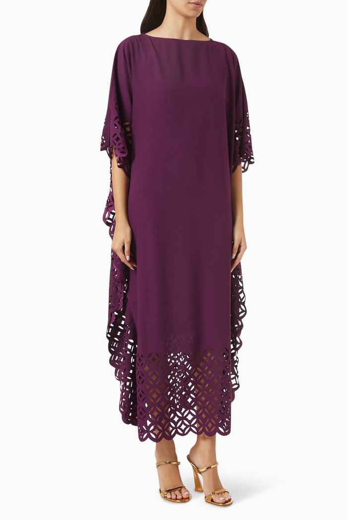 

Laser-cut Kaftan, Purple