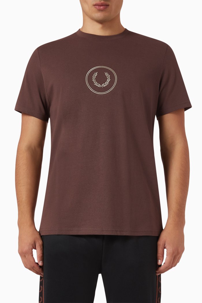 

Circle Branding Logo T-Shirt in Cotton, Red