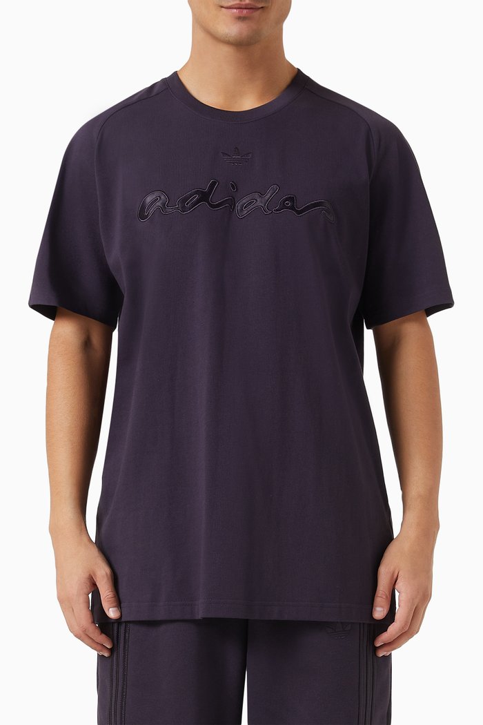 Graphic T-shirt in Cotton-jersey, Black