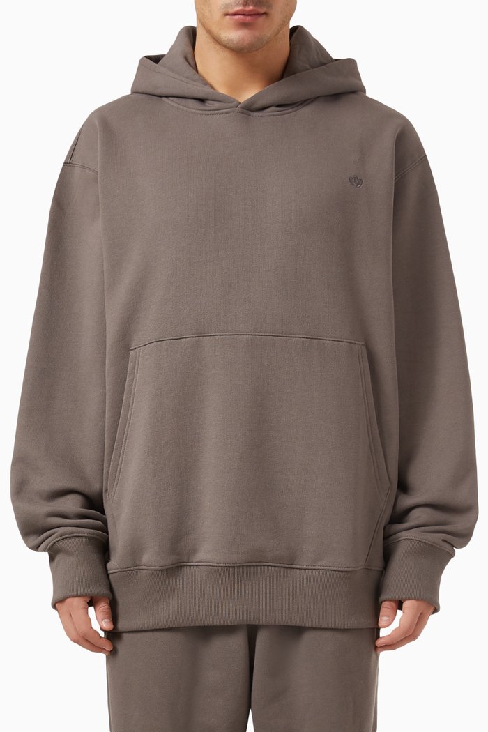Contempo Oversized Hoodie in French-terry, Grey