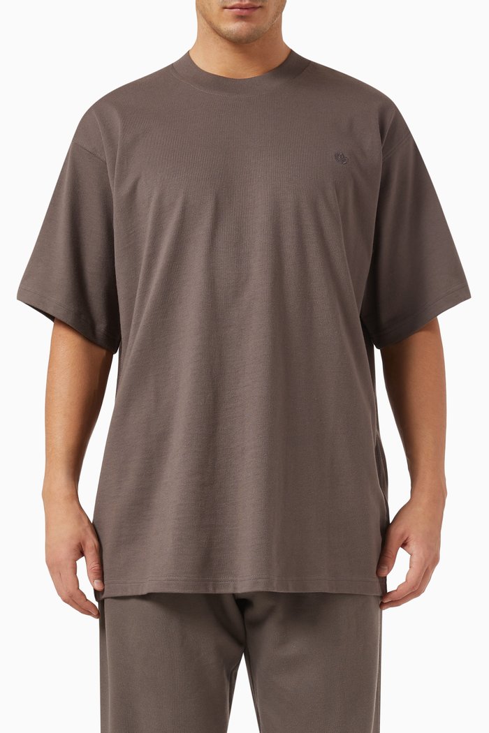 

Contempo Relaxed T-shirt in Cotton-jersey, Grey