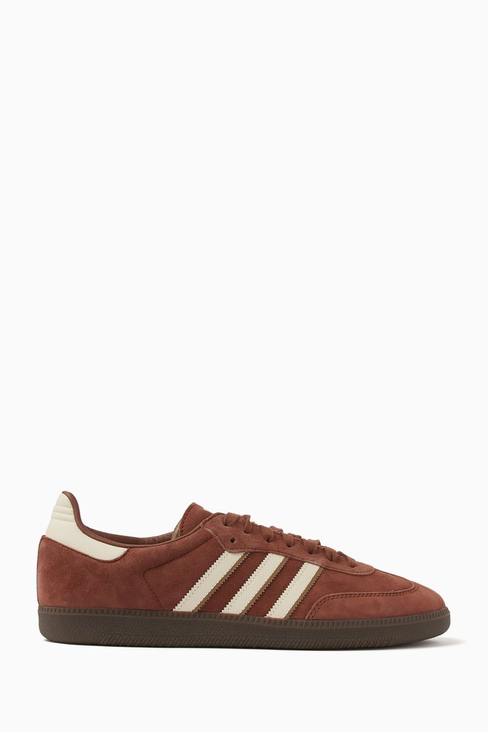 

Samba OG Sneakers in Leather & Suede, Red