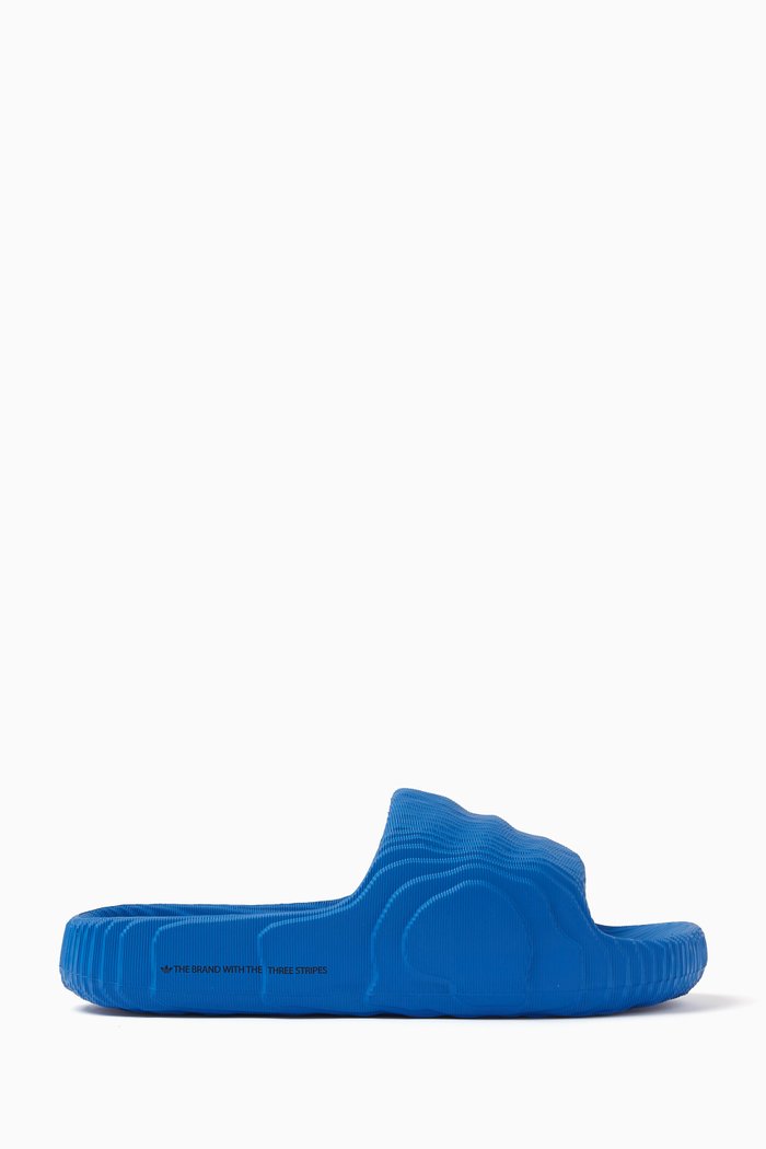 

Adilette 22 Pool Slides in Bio-based EVA, Blue