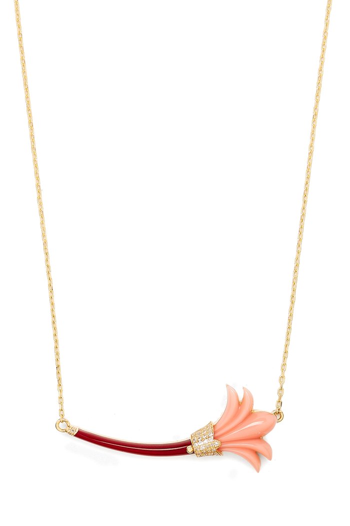 

Psychedeliah Diamond Necklace in 18kt Yellow Gold, Pink