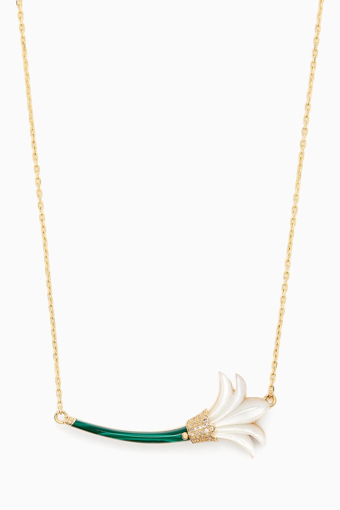 

Psychedeliah Diamond Necklace in 18kt Yellow Gold, White