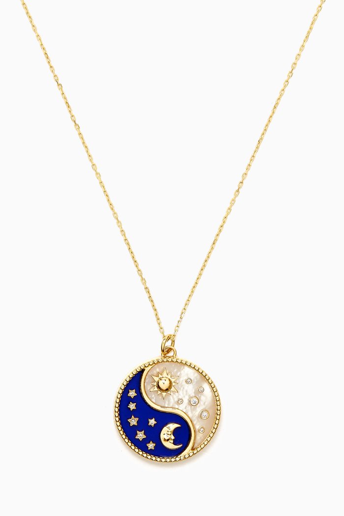 

Min Sang Pendant Diamond Necklace in 18kt Gold, Yellow