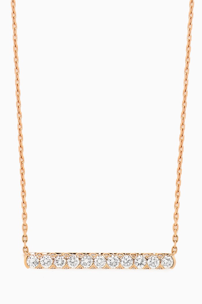 

Thalj Diamond Necklace in 18kt Rose Gold