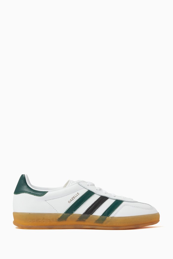 

Gazelle Indoor Sneakers in Leather, Green