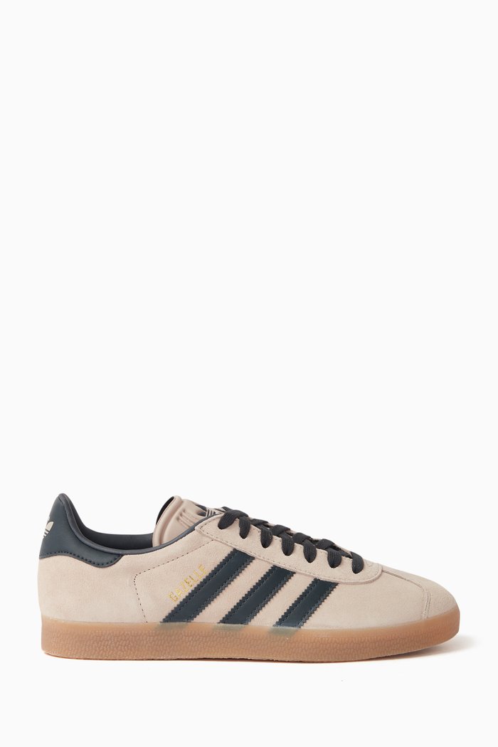 Gazelle Low-top Sneakers in Suede, Neutral
