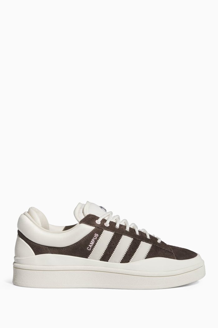 

x Bad Bunny Last Campus Sneakers in Suede, Brown