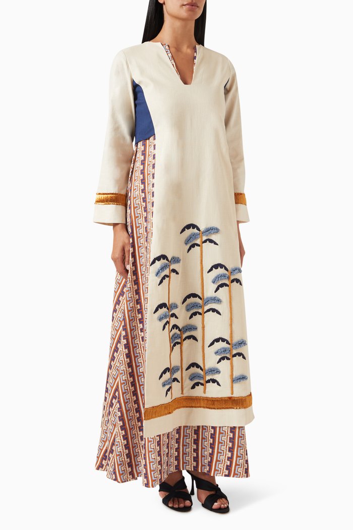 

Two-piece Kaftan, Multicolour