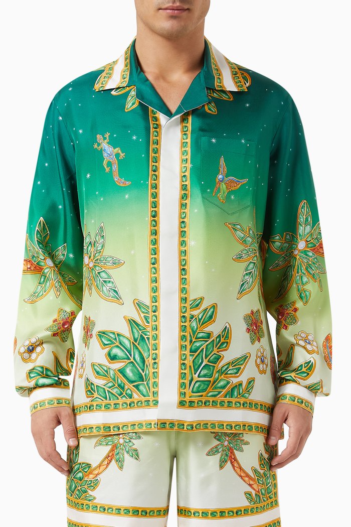 

Joyaux D'Afrique Shirt in Silk, Multicolour