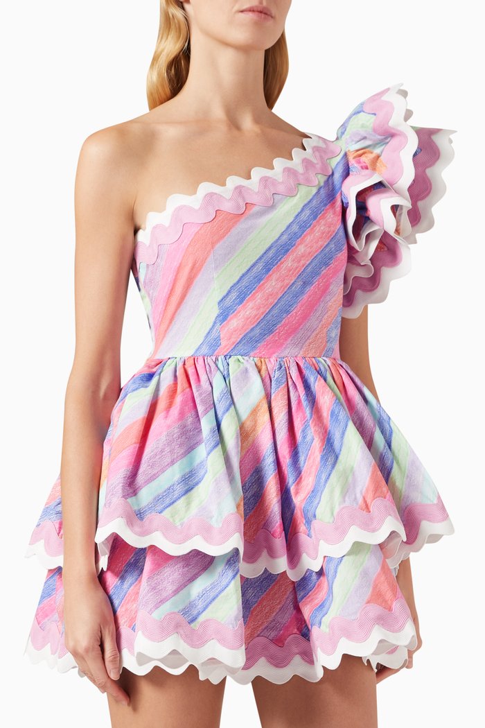 

Alchamy Mini Dress in Cotton, Multicolour