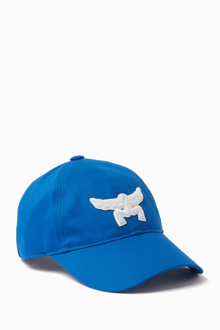 

Essential Logo Cap in Cotton Twill, Blue