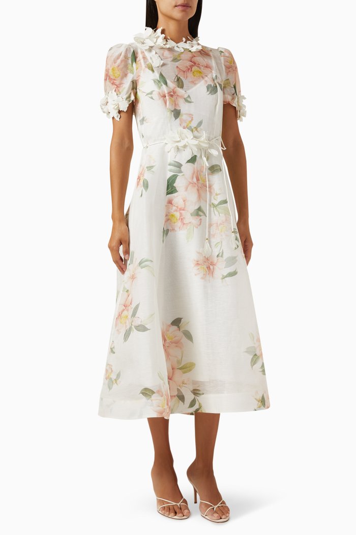 

Natura Liftoff Flower Midi Dress, Multicolour