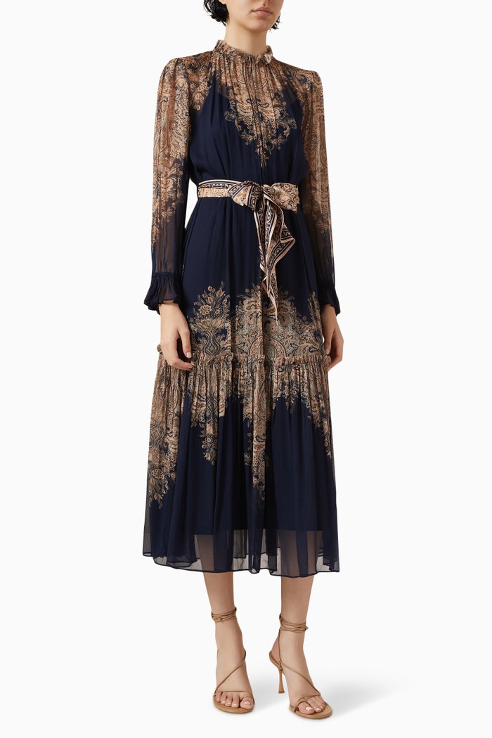 

Natura Tubular Midi Dress, Blue