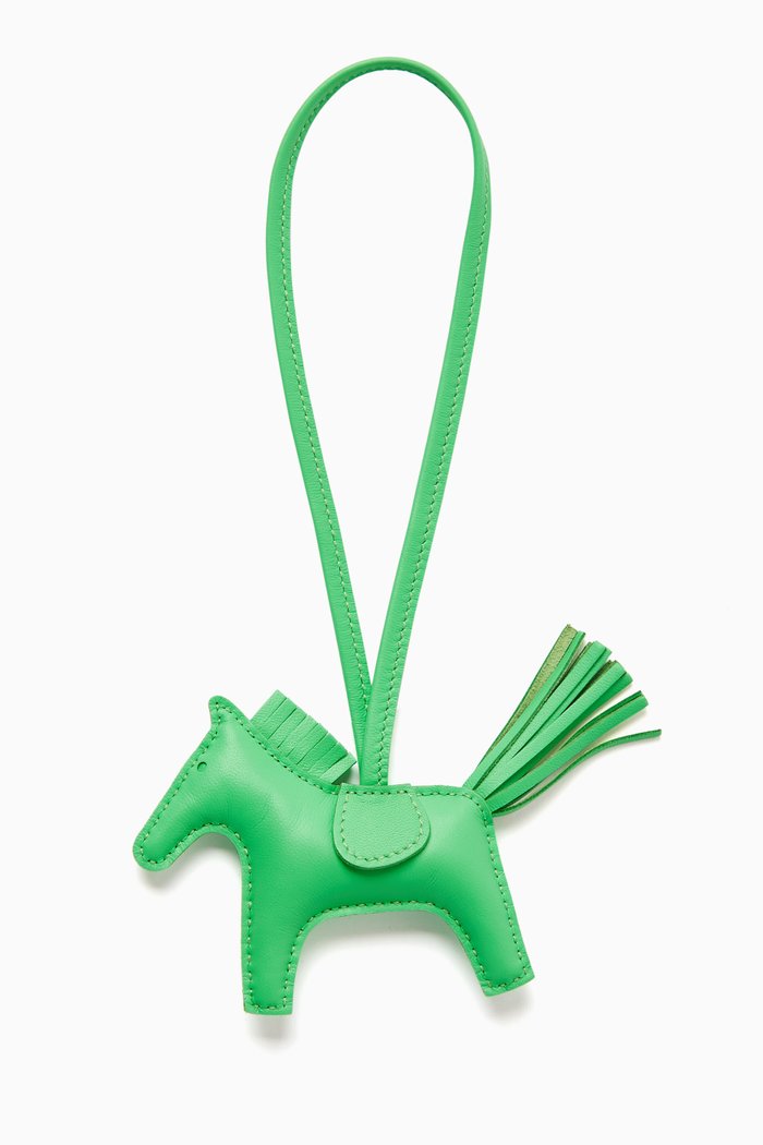 

Unused Rodeo Bag PM Charm in Milo Lambskin, Green