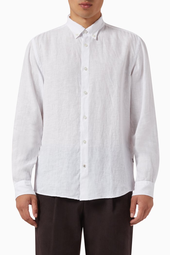 

Shirt in Linen, White