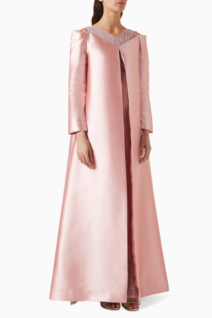 

Sequin-embellished Maxi Dress, Pink