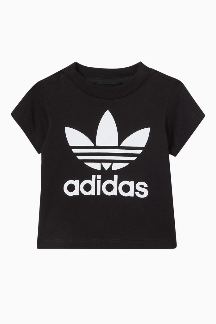 

Trefoil T-shirt in Cotton Jersey, Black