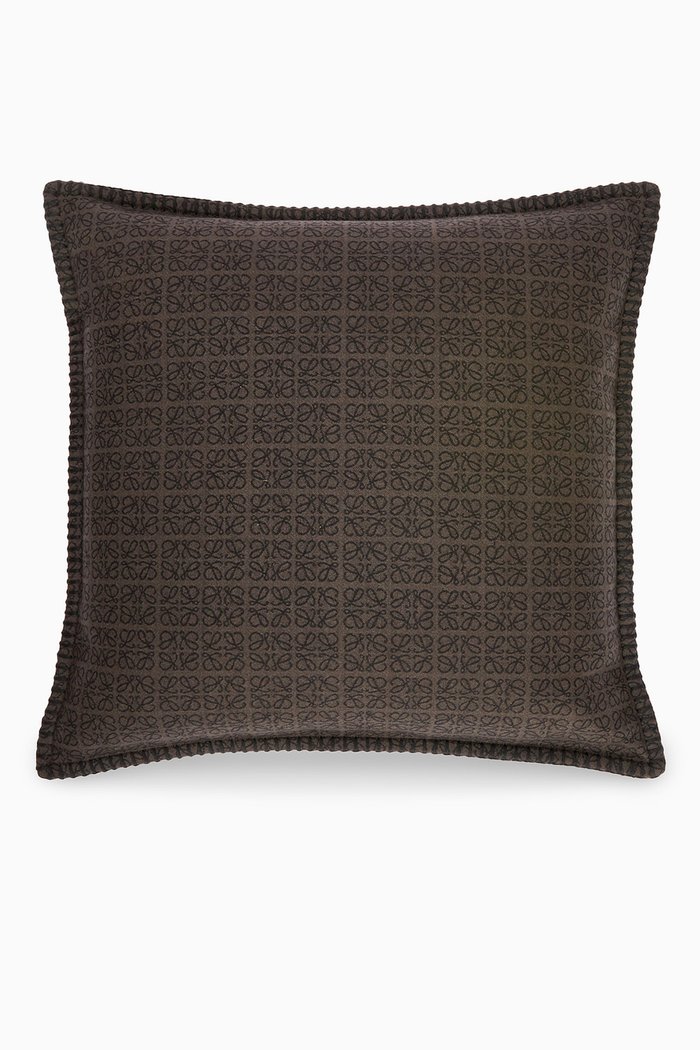 

Anagram Cushion in Wool, Black
