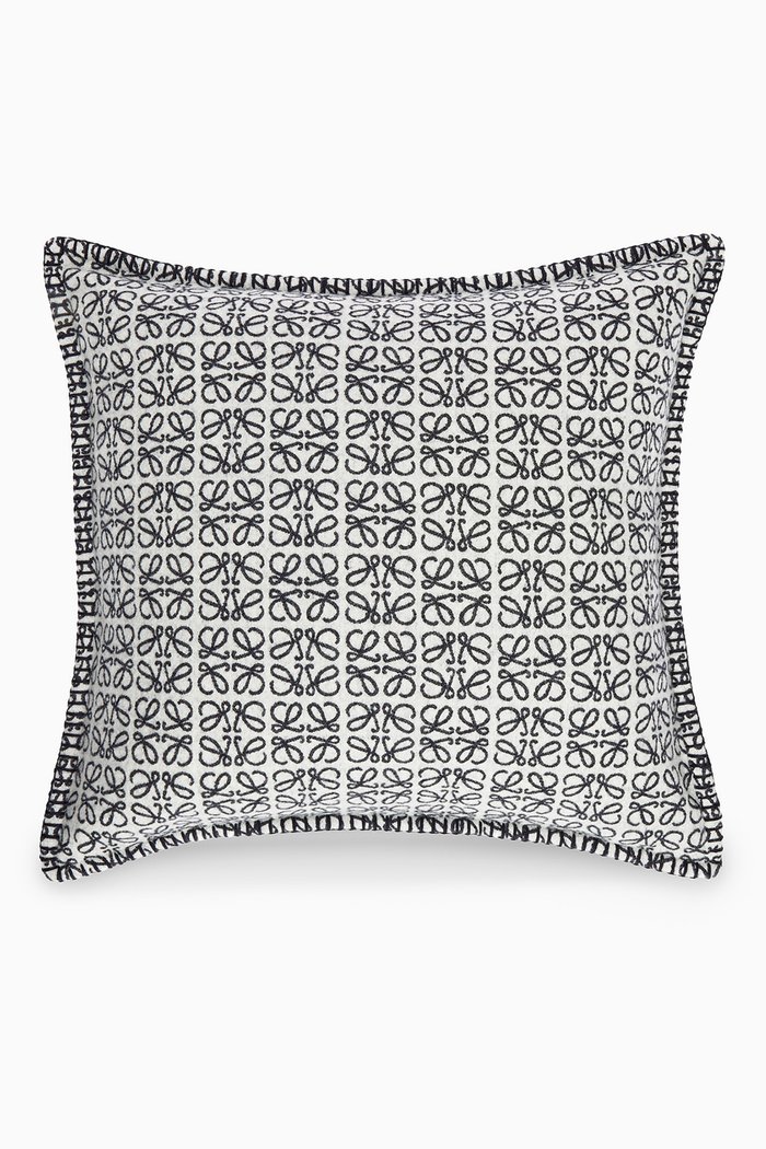 

Anagram Cushion in Wool, Blue