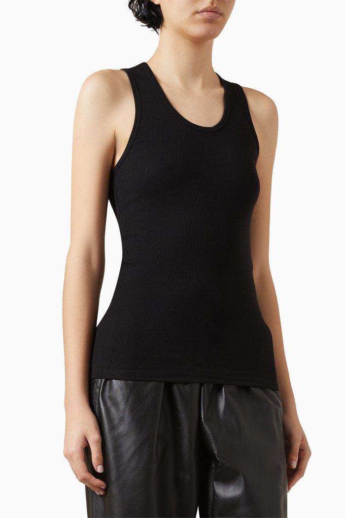 

Tank Top in Ribbed-knit, White