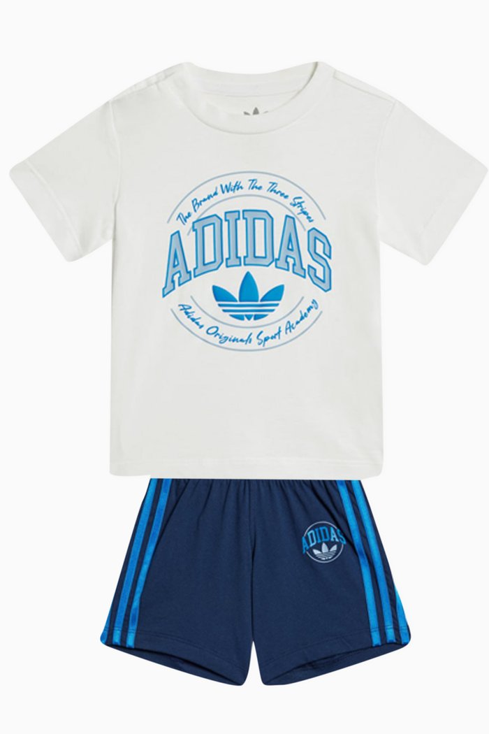 

VRCT T-shirt & Shorts Set in Cotton, White