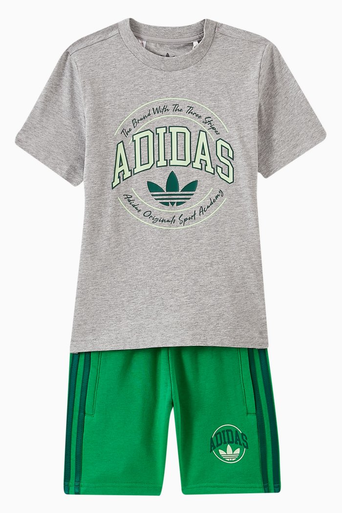 

VRCT T-shirt & Shorts Set in Cotton, Multicolour