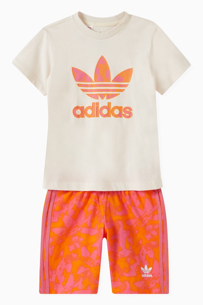 

Summer All-over Print Set in Cotton-jersey, Multicolour