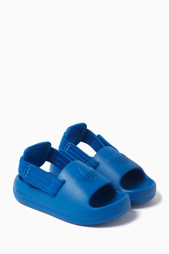 

Adifom Adilette Slides in EVA and Mesh, Blue
