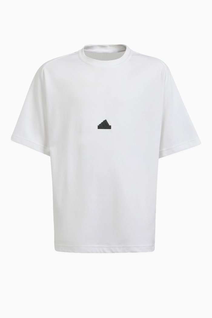 

Z.N.E. Logo T-shirt in Cotton, White
