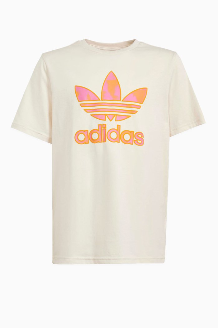 

Summer All-over Logo Print T-shirt in Cotton-jersey, Neutral