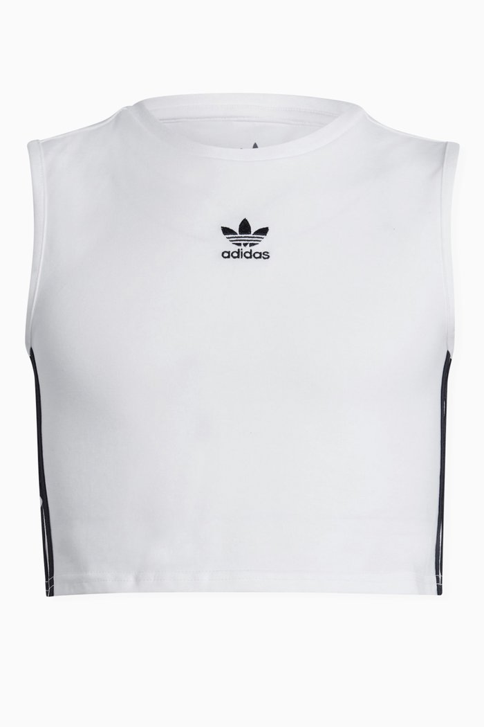 

Adicolour Logo Tank Top in Cotton, White