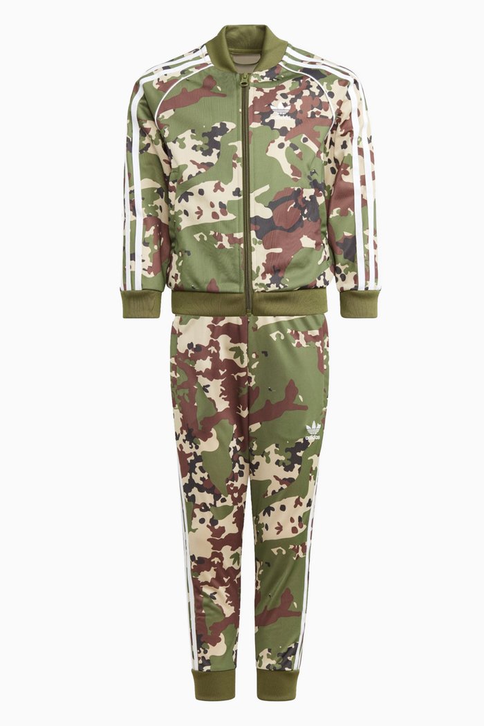 Camo SST Set in Tricot, Green